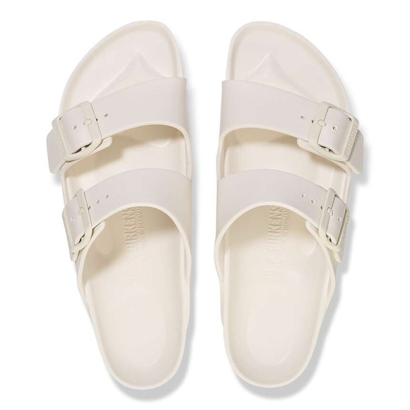 Birkenstock Shoes - Birkenstock Cream Arizona Essentials EVA Sandals